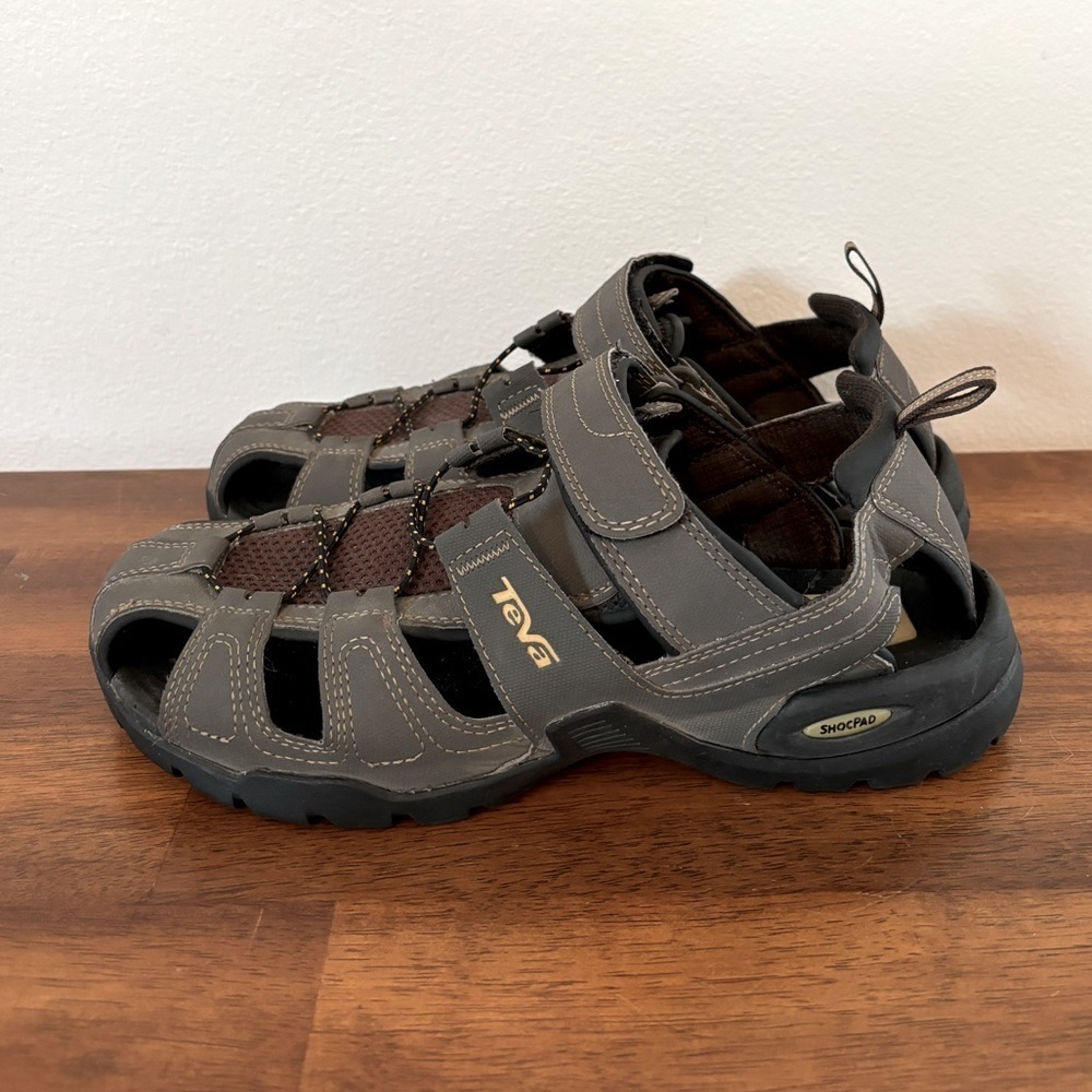 Teva Men's Gray Sport Sandals Forebay 9